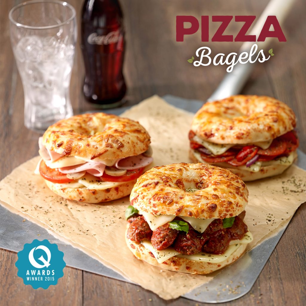 Pizza Bagels are back! Bagel Factory